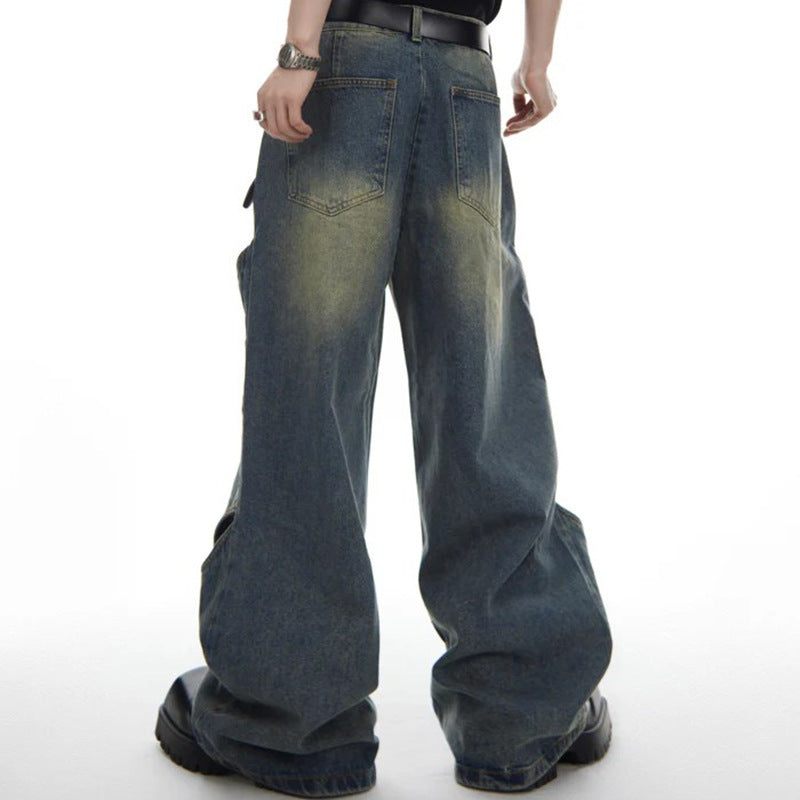 Spring And Summer Casual Wide Leg Hollow Baggy Pants