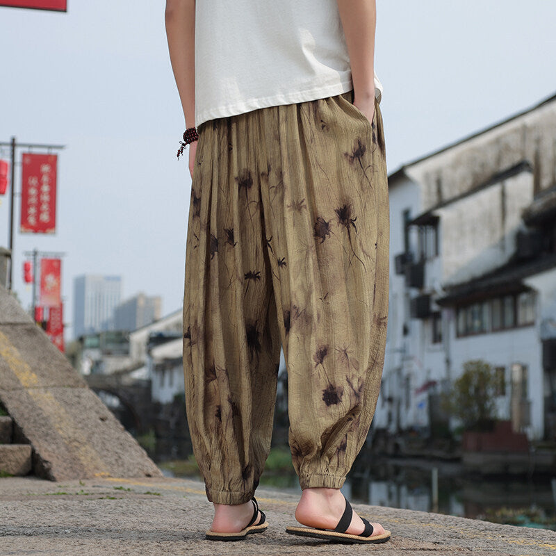 Summer Men's Thin Breathable Fashion Casual Pants
