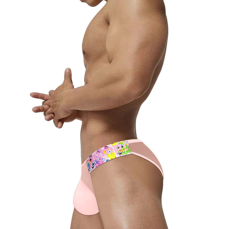 High Fork Men's Underwear Sports Low Waist