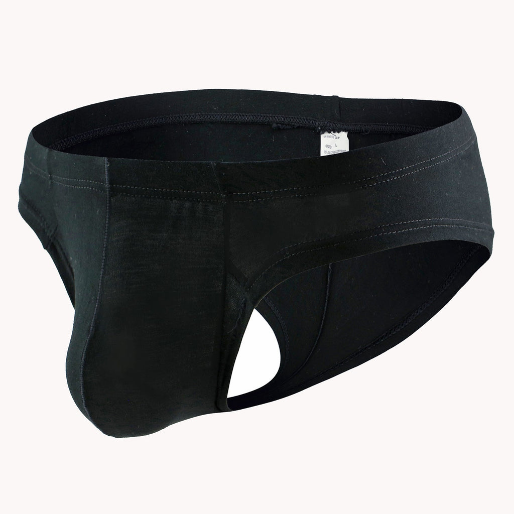 Men's Fashion Solid Color Low Waist Modal Underwear