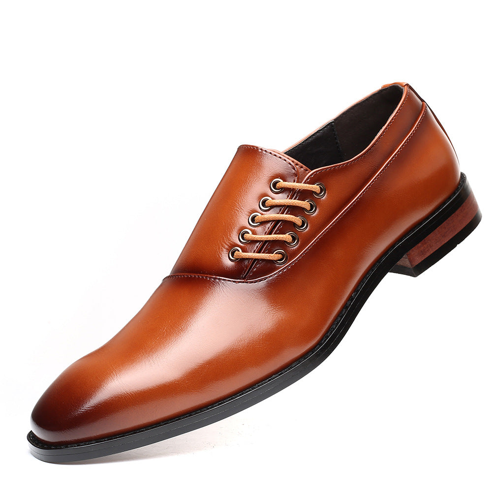 Japanese Square Toe Large Size Men's Shoes