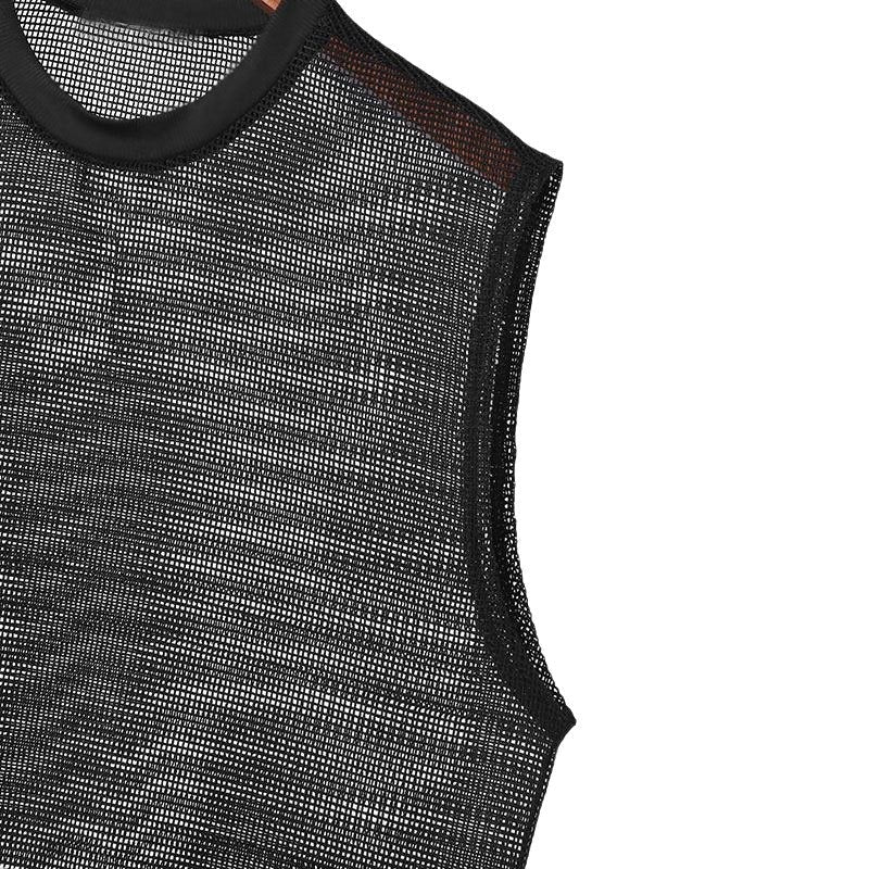 Men's Loose Casual Sleeveless See-through Vest