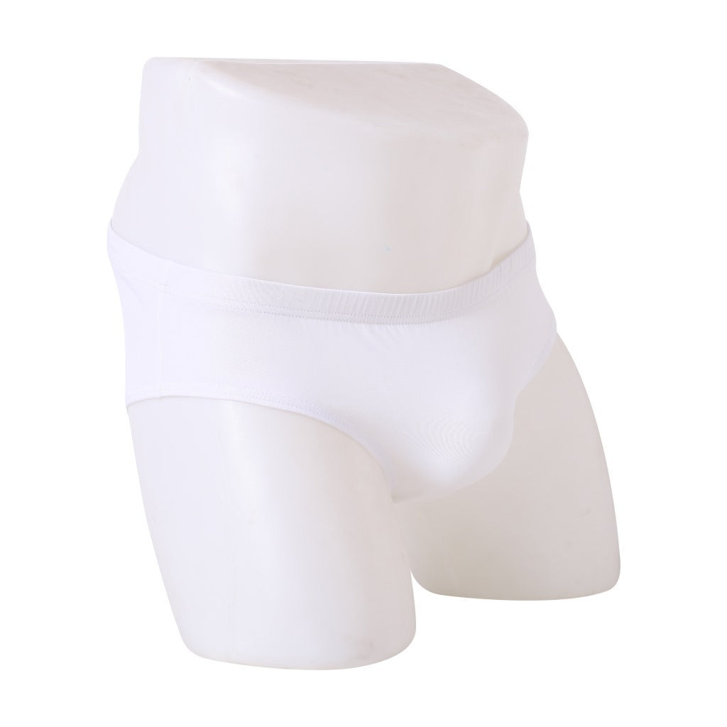 Men's Transparent Ice Silk Breathable Low Waist Briefs