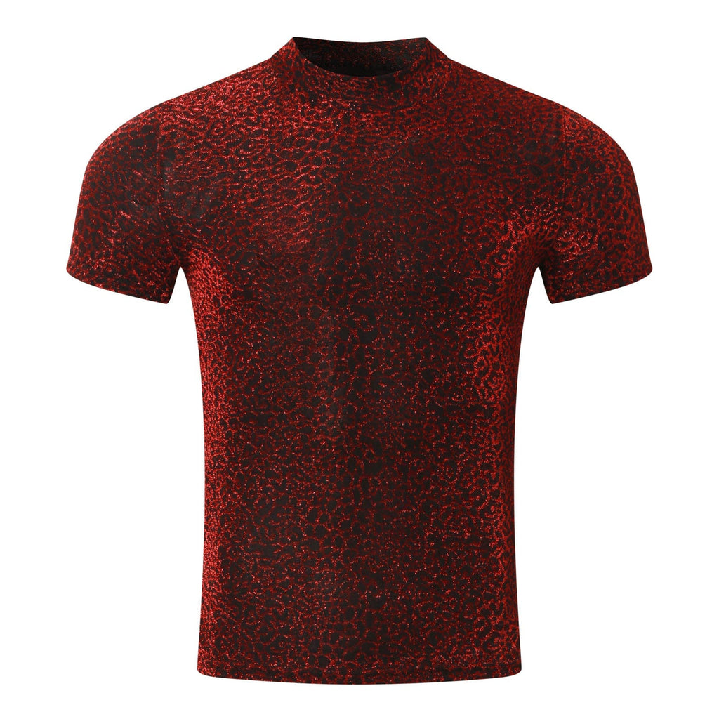 Men's Versatile Personalized Short-sleeved Bottoming Shirt