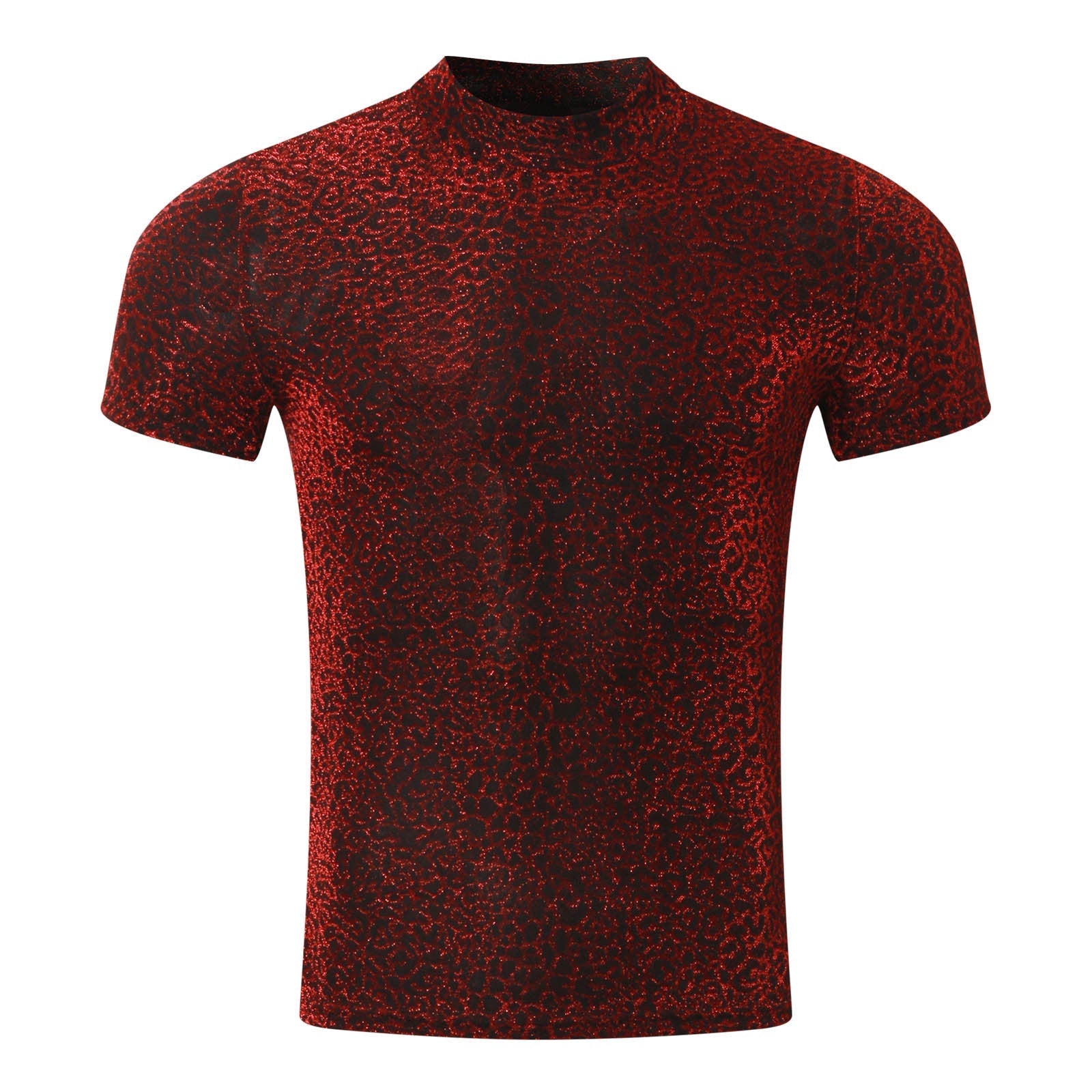 Men's Versatile Personalized Short-sleeved Bottoming Shirt