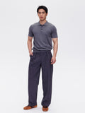 Men's Simple Summer American Casual Polo Collar Knitted Short-sleeved Bottoming Shirt
