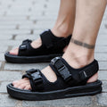Men's Sandals Men's Casual Fashion Trendy Students Wear Beach Slippers Outside Sports