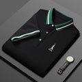 Short Sleeve Men's Lapels Fashion Brand Clothes