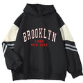 European And American Cute Korean Style Women's Color Matching Top