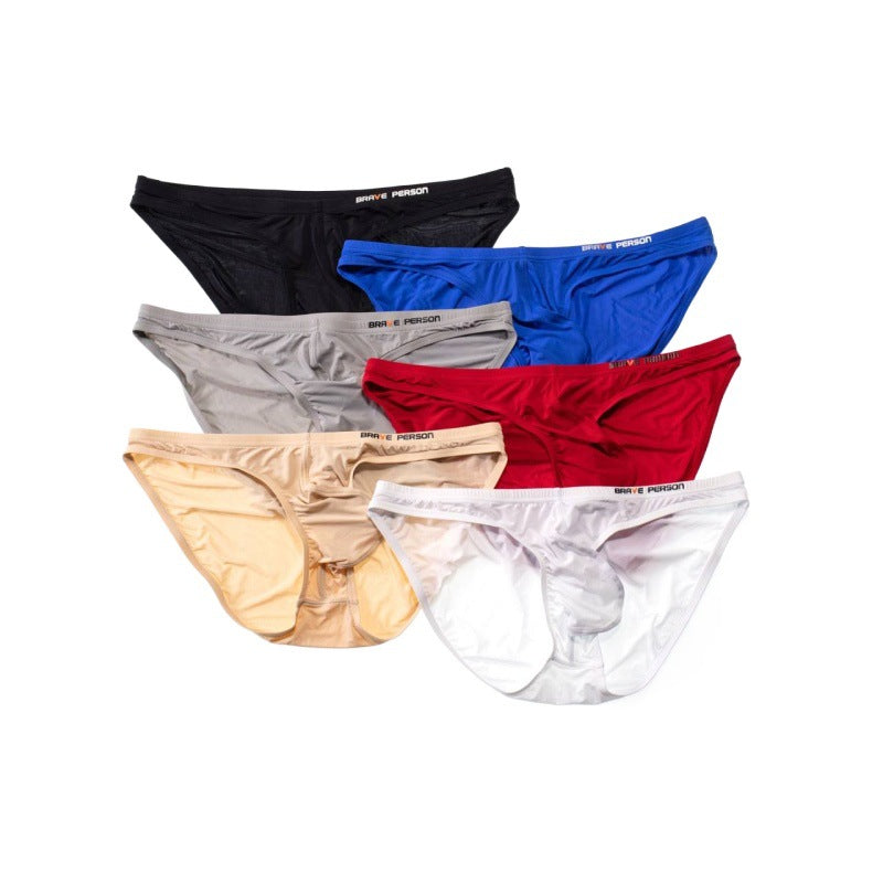 Men's Casual Solid Color Versatile Triangle Underwear