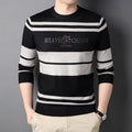 Middle-aged Round Neck Sweater Knitted Thin Bottoming Shirt Autumn Coat