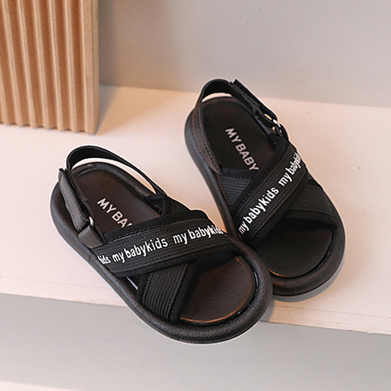Boys And Girls Fashion Simple Cool Slippers