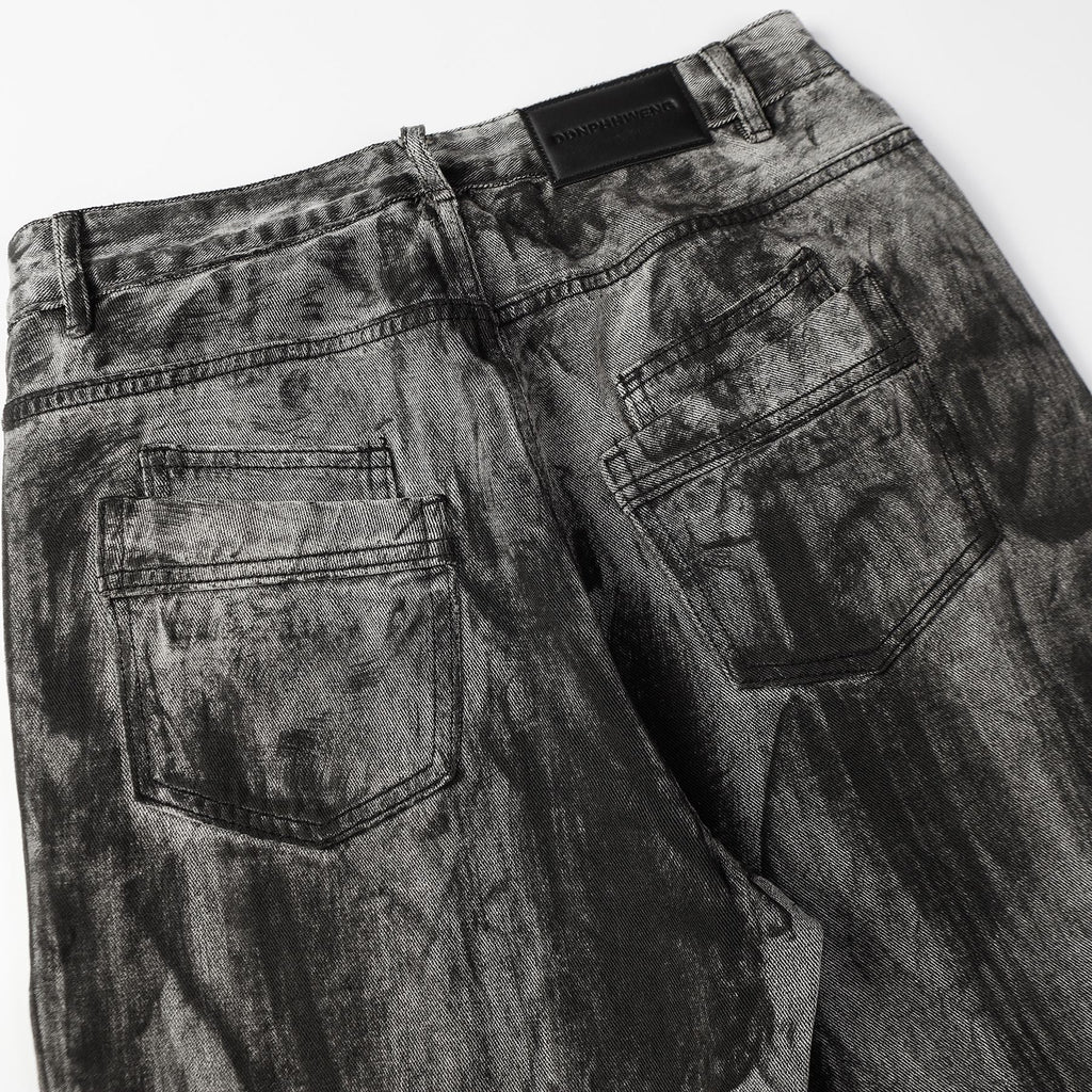Autumn Personalized Split Wash Denim Trousers