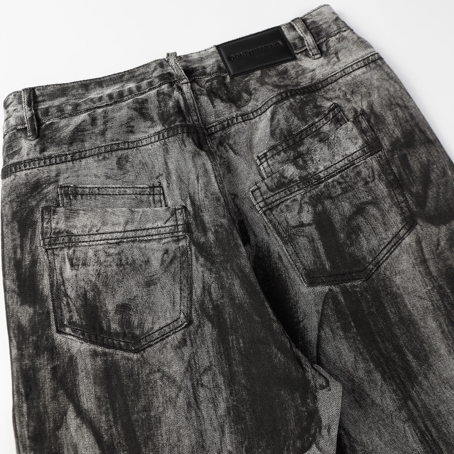 Autumn Personalized Split Wash Denim Trousers