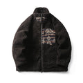 American Retro Patchwork Cashmere Cotton-padded Coat
