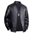 Slim-fit Leather Coat Men's Casual Jacket