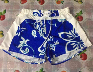 Casual shorts printed men's beach pants, quick-drying swimming surf pants