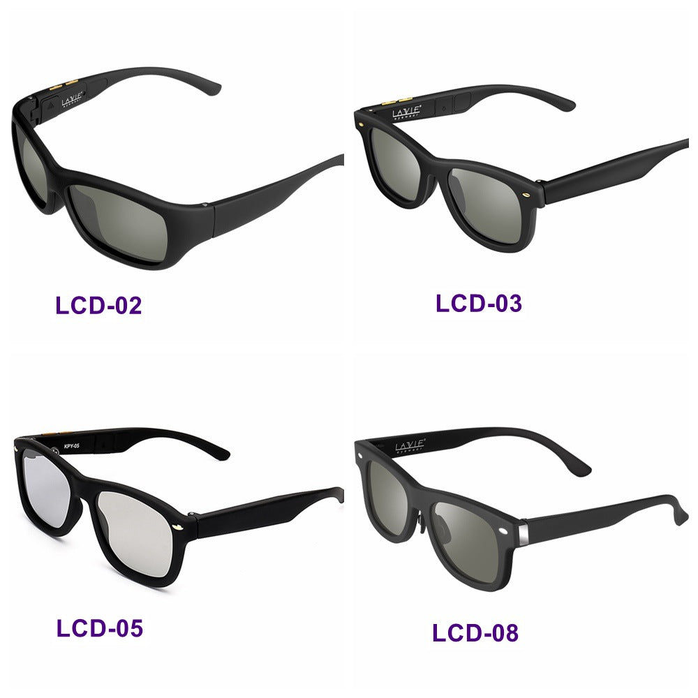 Color changing polarized sunglasses