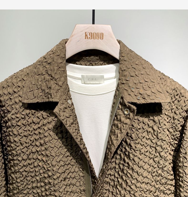 Polo Collar Loose New Long-sleeved shirt jacket