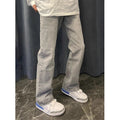 Youth Casual Male Straight-leg Denim