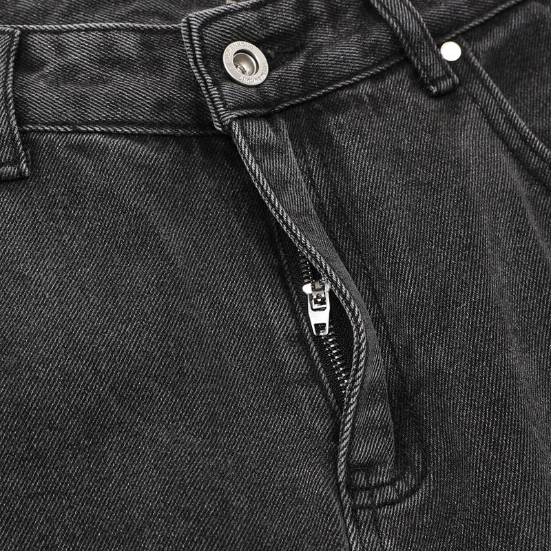 Men's New Clothes Real Shot American Street Fashion High Street Personality Denim Trousers