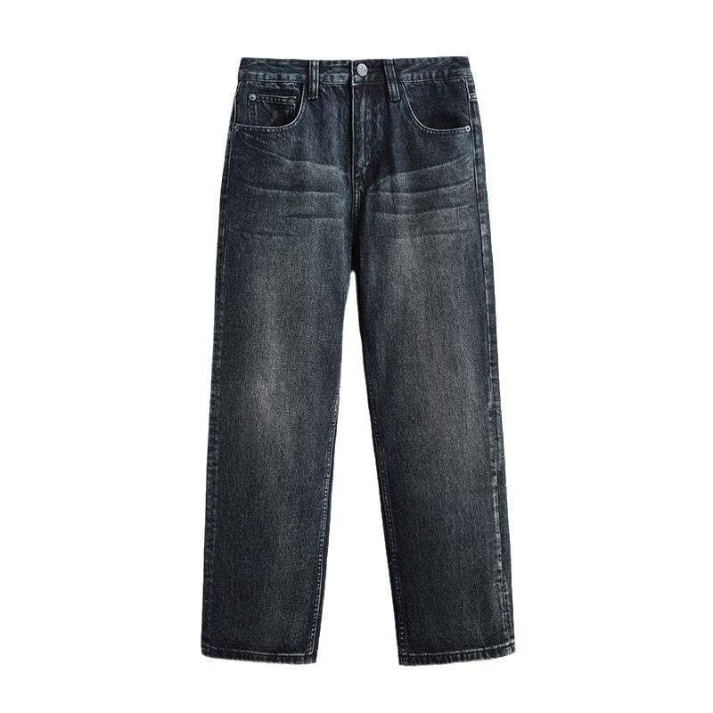 Skinny Long Pants Men's American Mid-waist