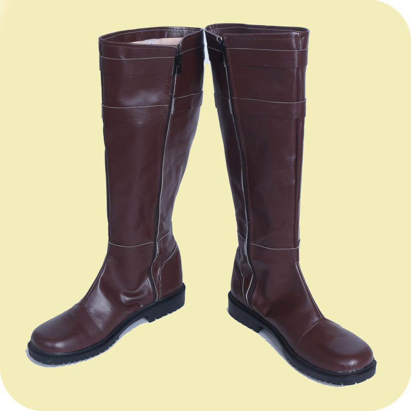Jedi Cosplay Shoes Leather Boots