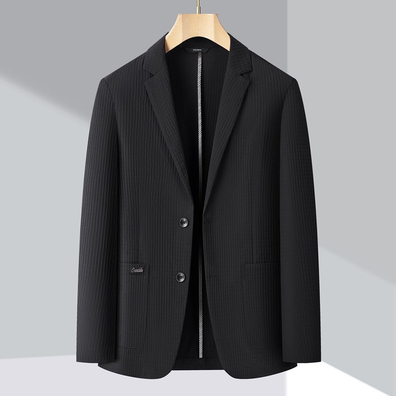 Young And Middle-aged Seamless Lightweight Breathable Casual Suit Top