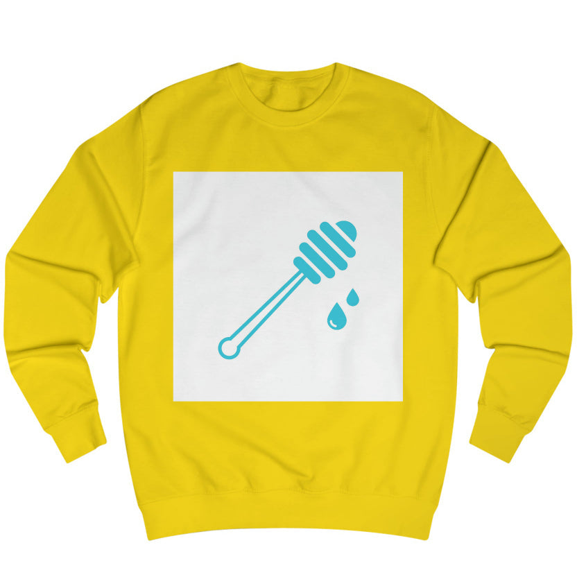 Spring And Autumn Cartoon Printed Round Neck Unisex Sweatshirt