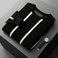 Men's Round Neck Autumn And Winter Thickening Knitted Sweater Loose Casual Wool Tops
