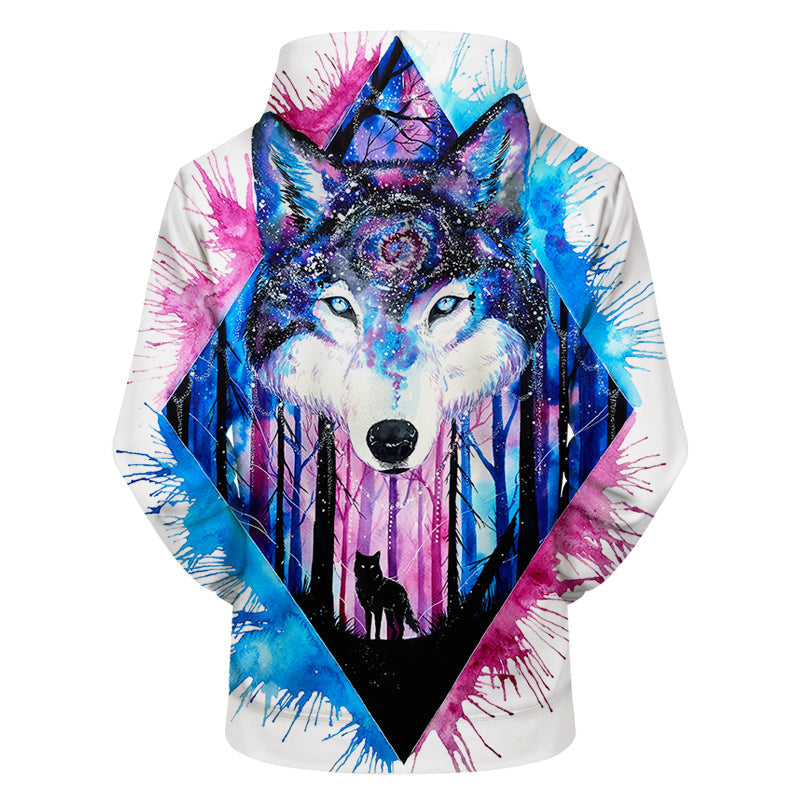 Hooded couple sweater