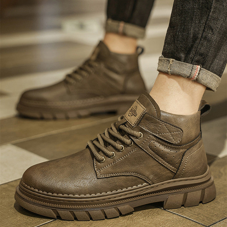 Martin Boots Men's High Top Working Wear Retro boots