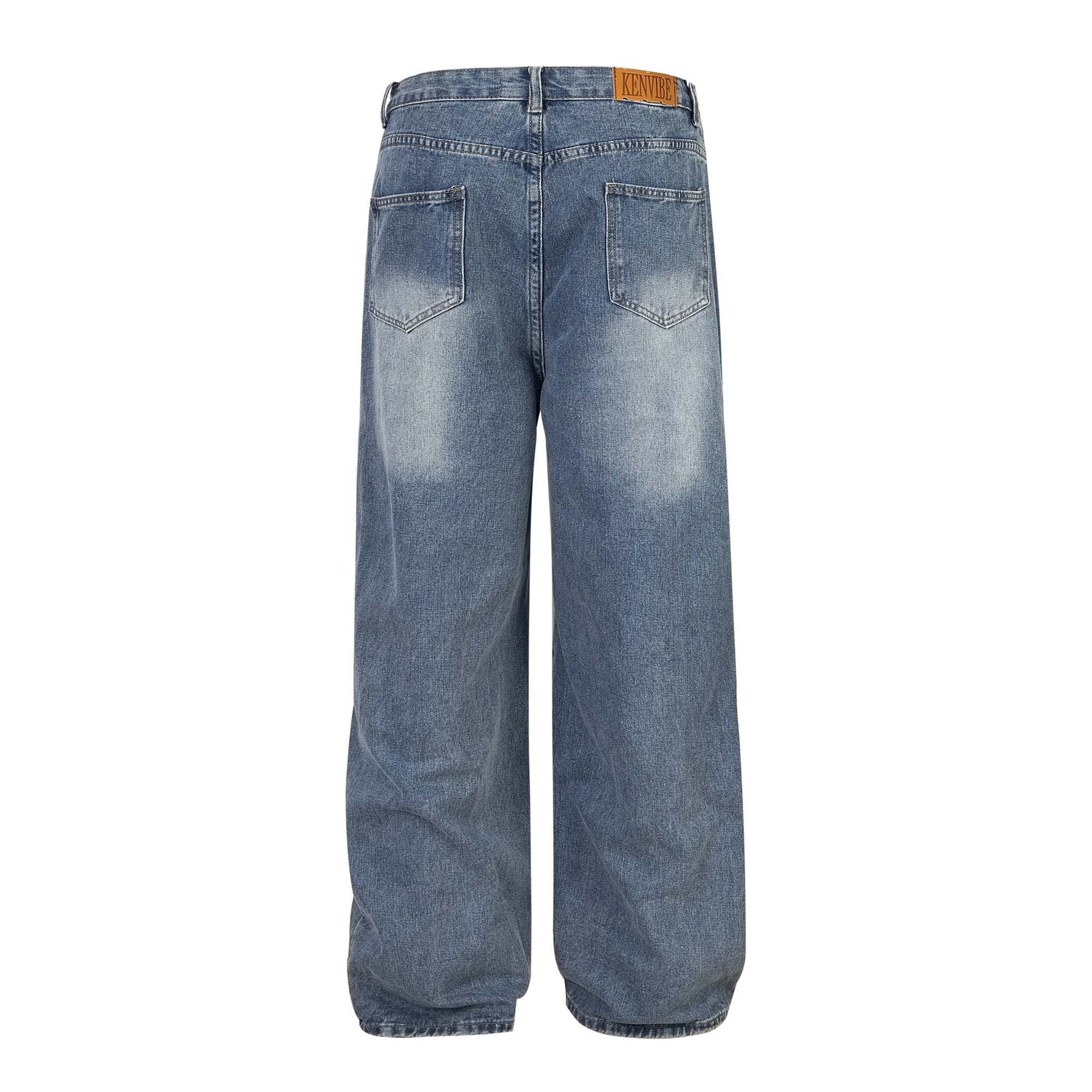 Same Style Fashion Brand Loose Wide-leg Straight Pants