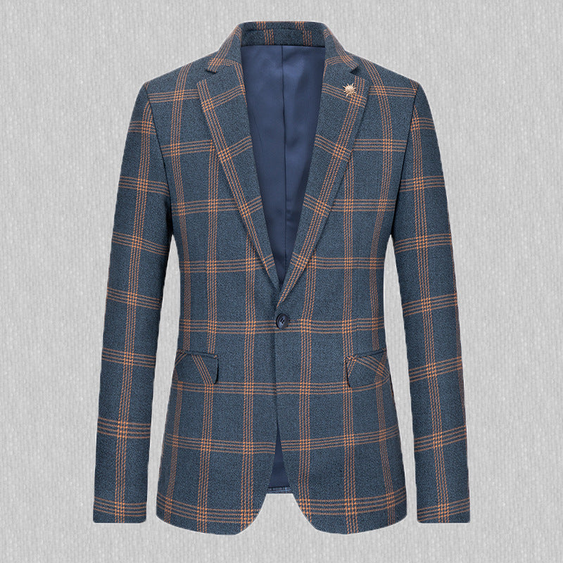 Men's Trendy Slim Fit Small Business Suit Casual Handsome Coat