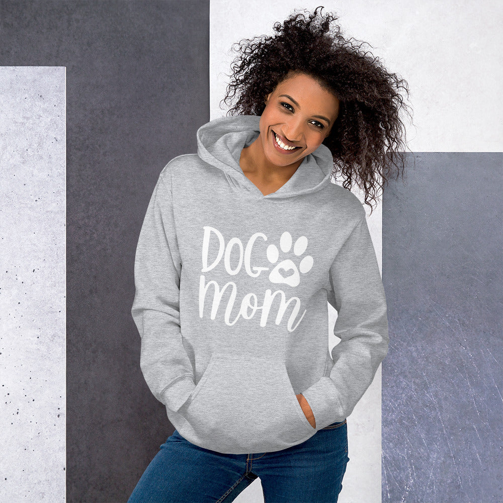 Women's Dog Mom Letter Print Hoodie