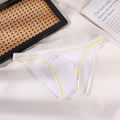 New Sexy Transparent Men's Triangle Underwear Comfortable Breathable Stretch