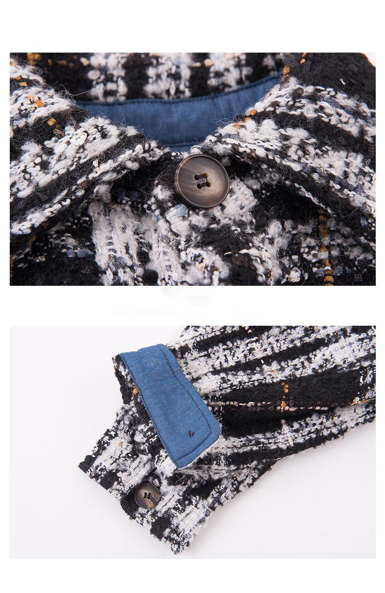 Men's Plaid Shirt Cardigan Jacket Same Style