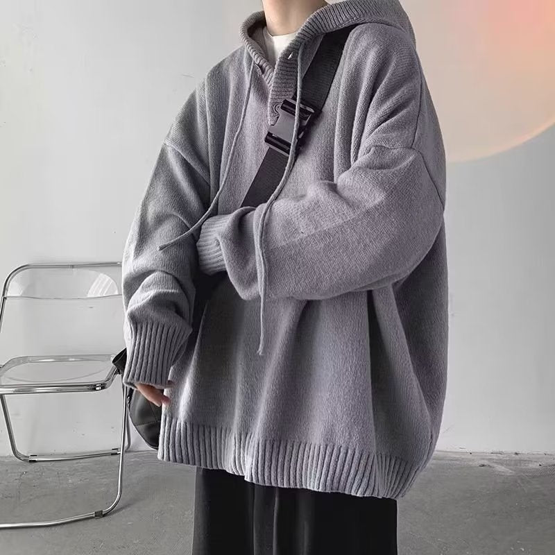 Japanese-style Retro Lazy And Loose Preppy-style Sweatshirt Coat
