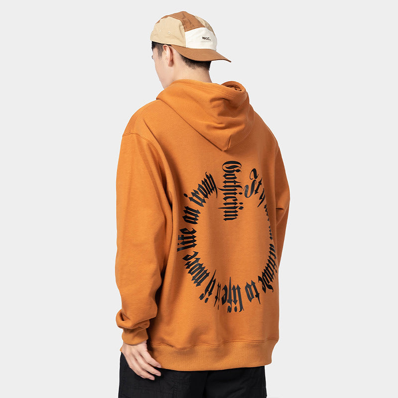 European Hip Hop Gothic Sweater Men's Hoodie