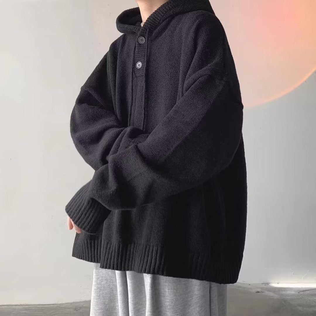 Japanese-style Retro Lazy And Loose Preppy-style Sweatshirt Coat