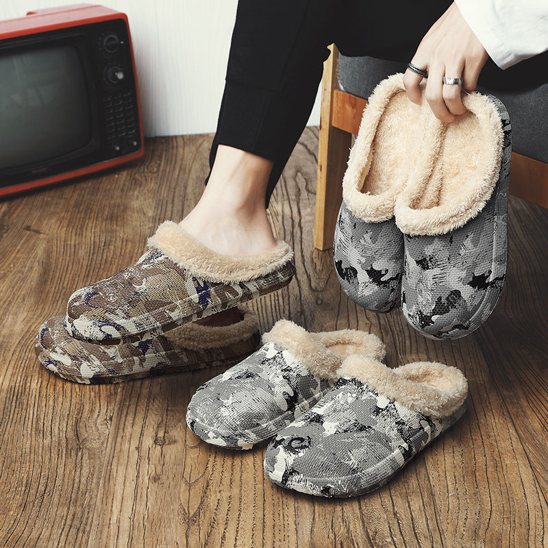 Indoor Home Thick-soled Warm Men's Home Winter Non-slip