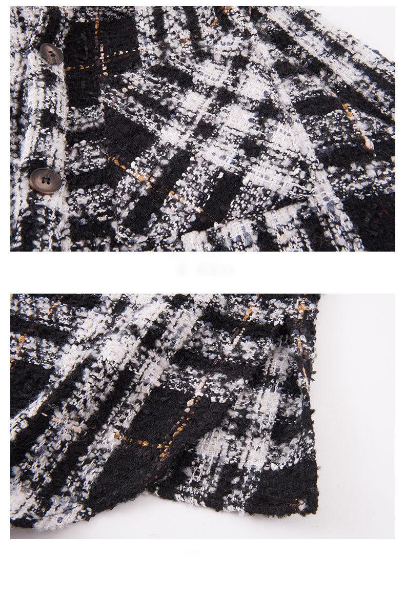 Men's Plaid Shirt Cardigan Jacket Same Style