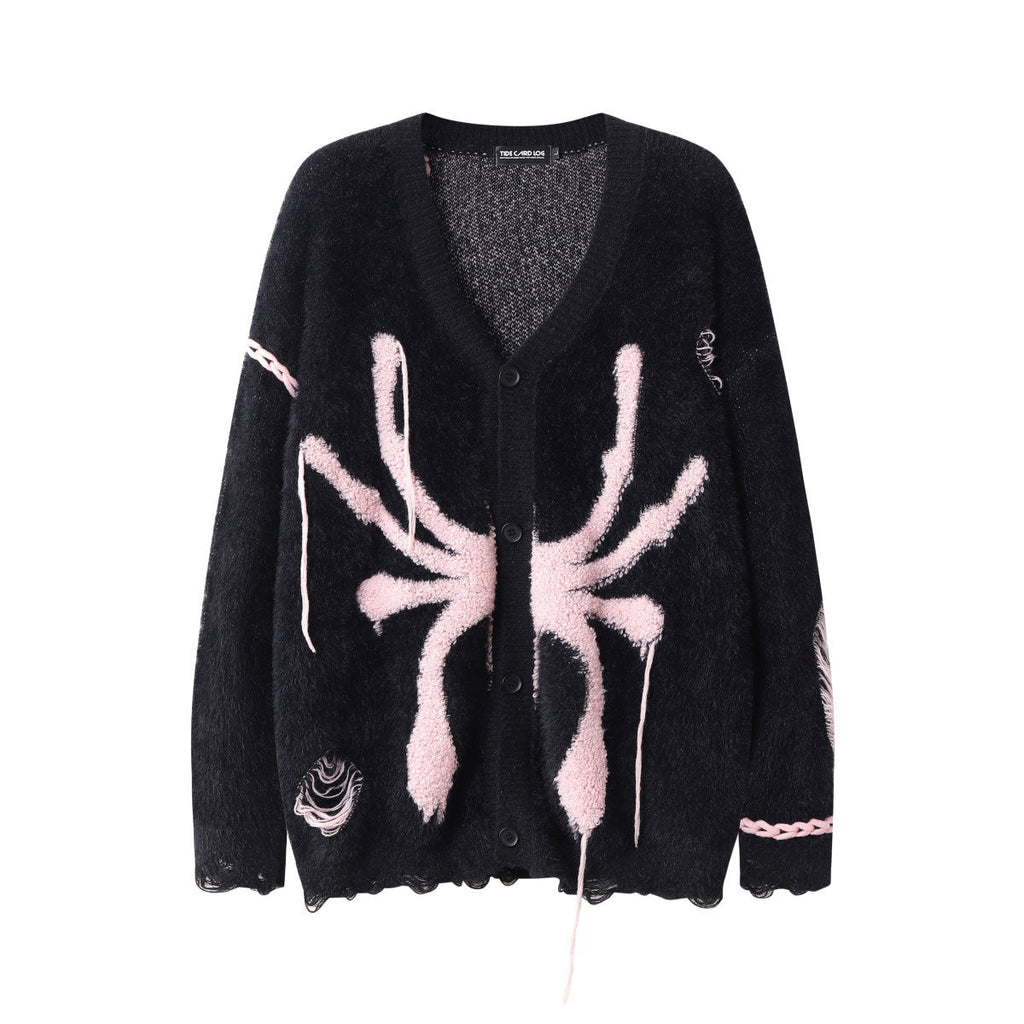 Loose Knitted Cardigan Couple Sweater