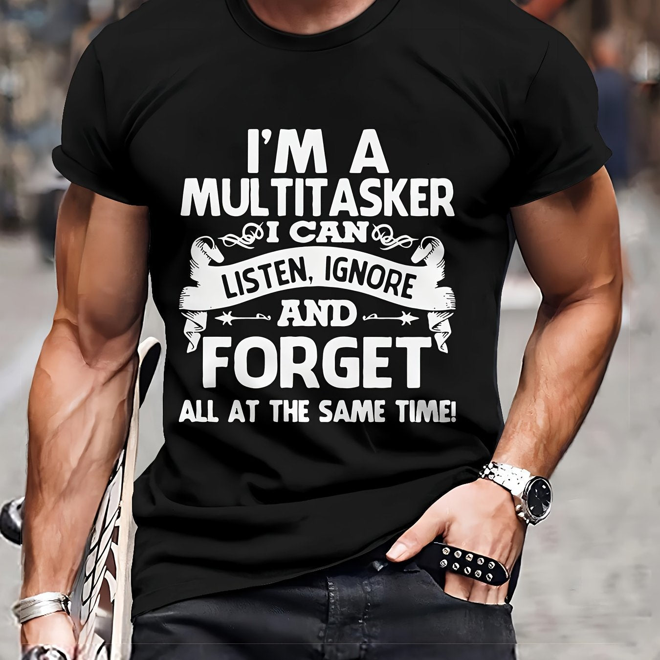 Men's Fashion 3D T-shirt Casual Loose