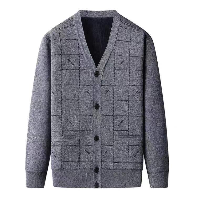 Spring And Autumn Men's Long Sleeve Plus-sized Oversized Sweater