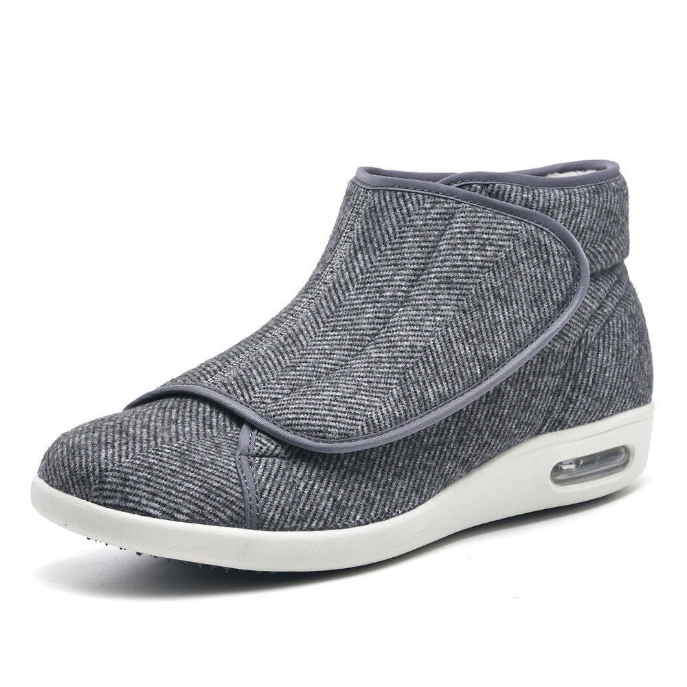 Plus Velvet Autumn And Winter Type Men's Walking Shoes