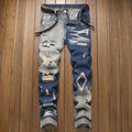 Fashion Ripped Fashion Comfortable Denim Men's Trousers
