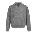 Fashion Ripped Design Retro Loose Sweater