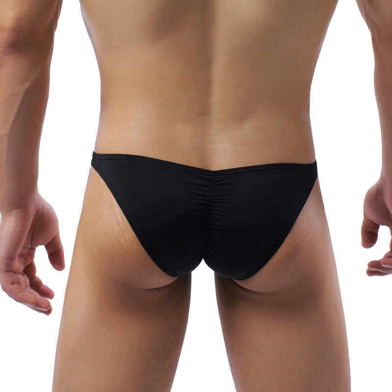 Men's Underwear Solid Color Youth Thin Breathable Wrinkle Plus Size