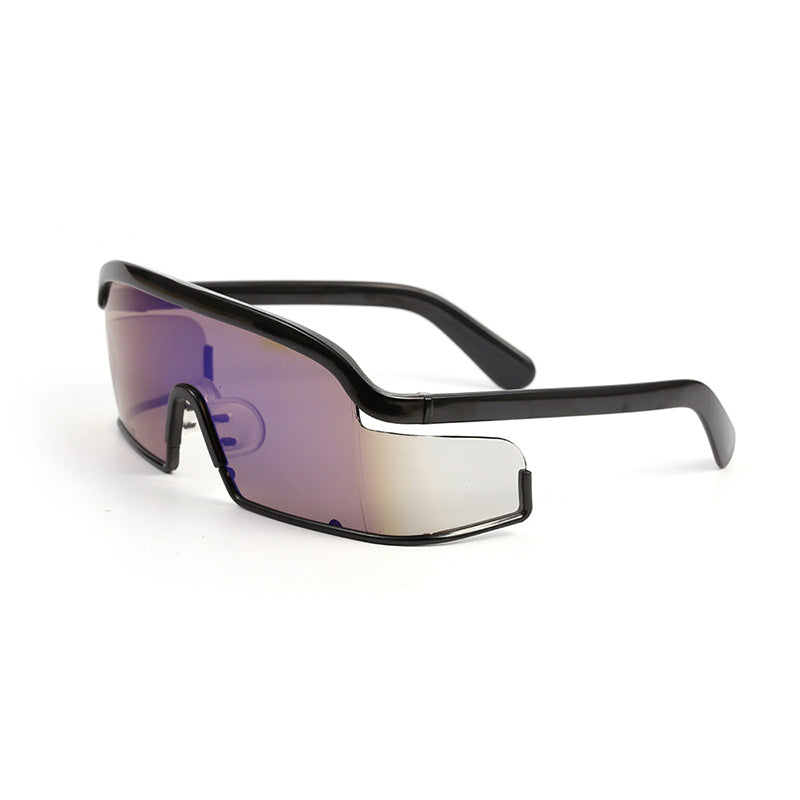 Fashion Large Rim Colorful Sunglasses